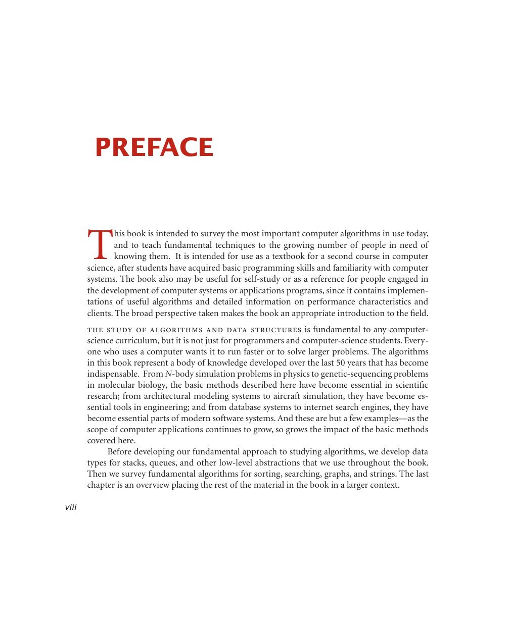 Preview page 10 of Algorithms 4th Edition By Robert Sedgewick, Kevin Wayne eBook PDF