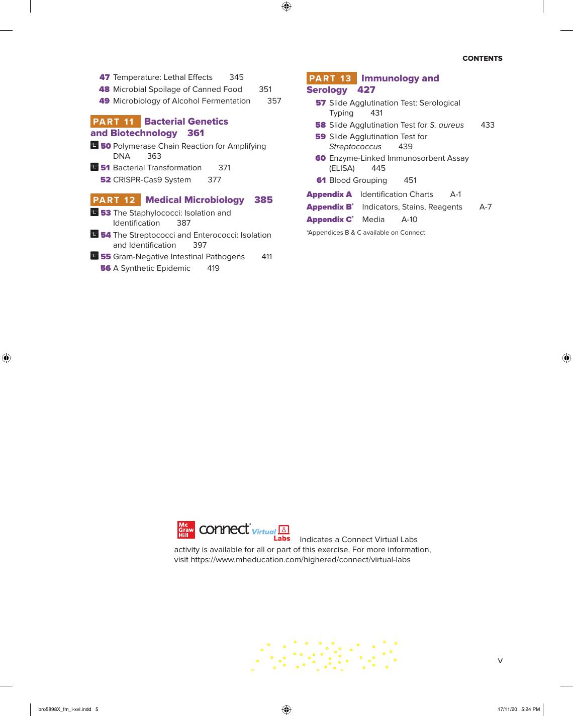 Preview page 6 of Benson's Microbiological Applications Laboratory Manual 2025 Release By Heidi Smith, Alfred Brown eBook PDF