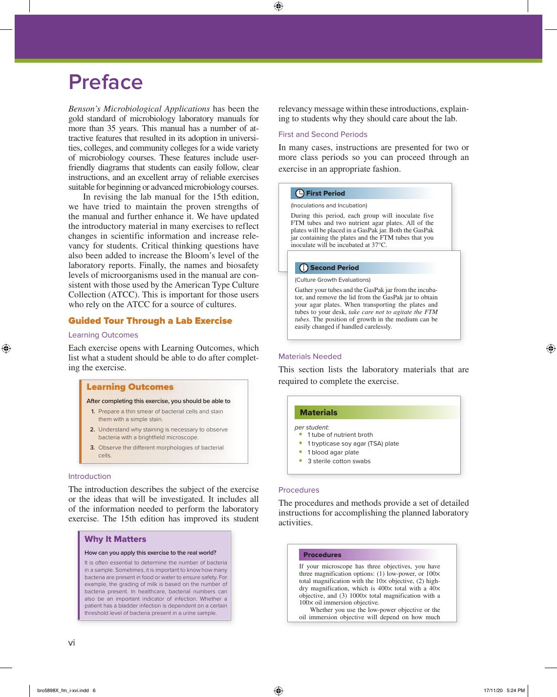 Preview page 7 of Benson's Microbiological Applications Laboratory Manual 2025 Release By Heidi Smith, Alfred Brown eBook PDF
