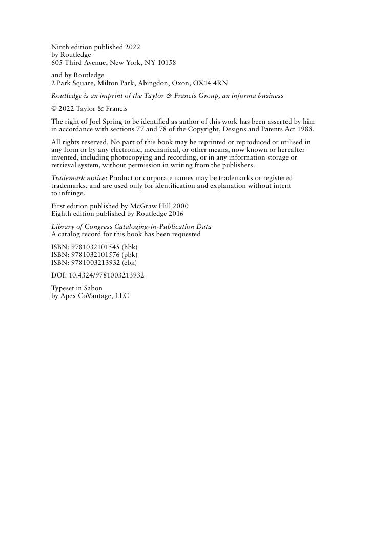 Preview page 5 of Deculturalization and the Struggle for Equality 9th Edition By  Joel Spring eBook PDF