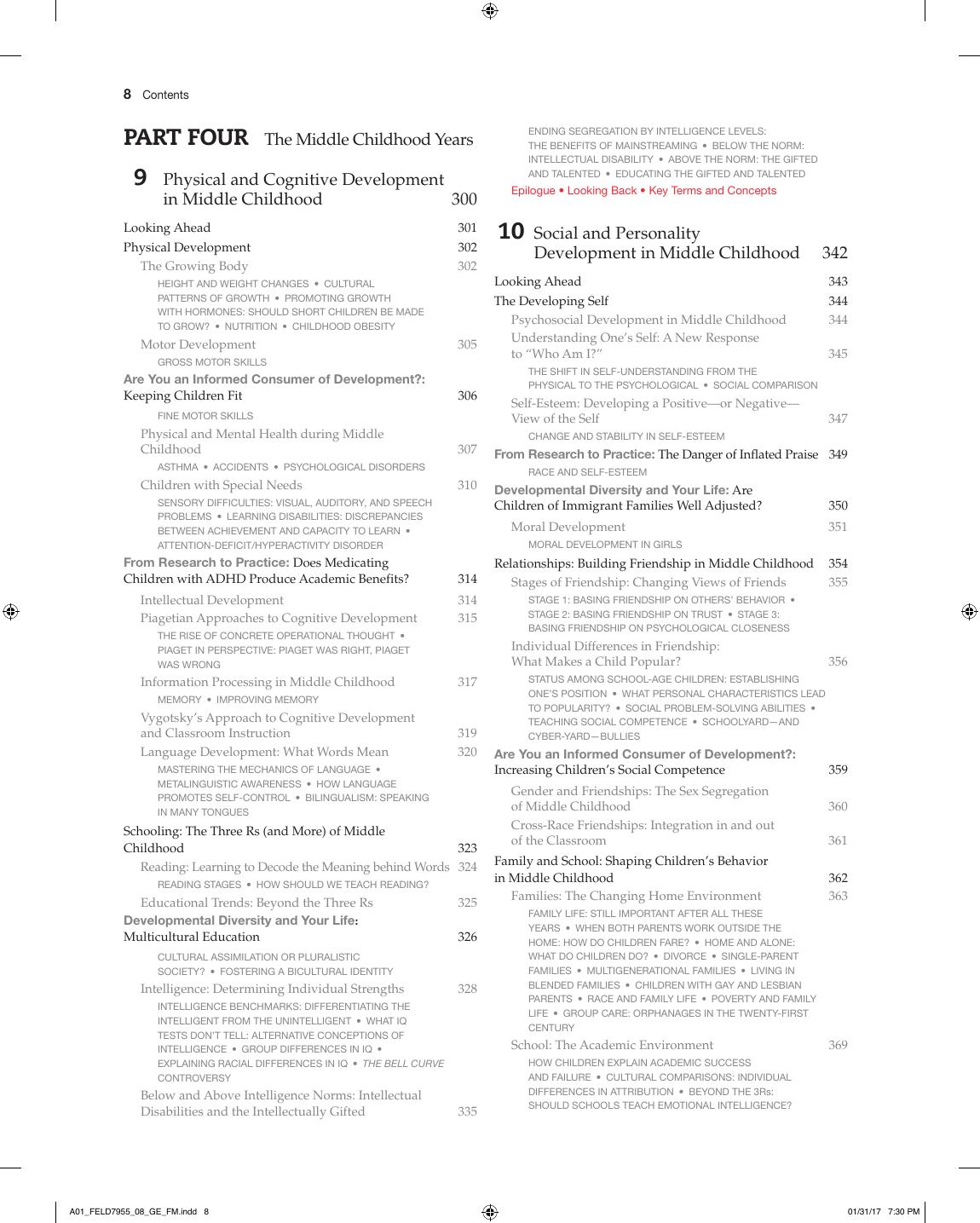 Preview page 9 of Development Across the Life Span 8th Global Edition By Robert Feldman eBook PDF