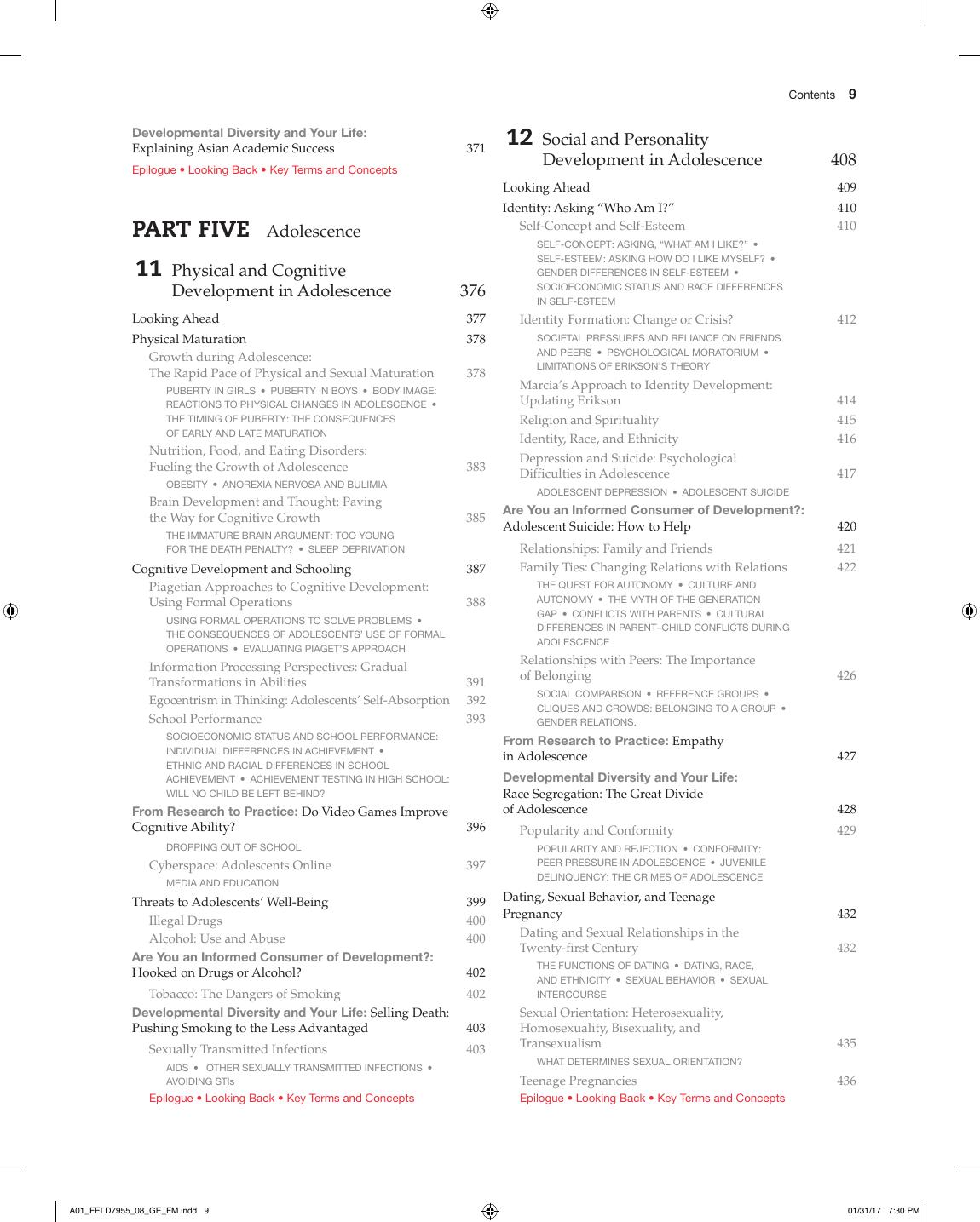 Preview page 10 of Development Across the Life Span 8th Global Edition By Robert Feldman eBook PDF