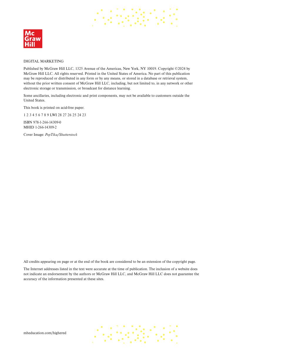 Preview page 5 of Digital Marketing 1st Edition By Raj Sachdevd eBook PDF