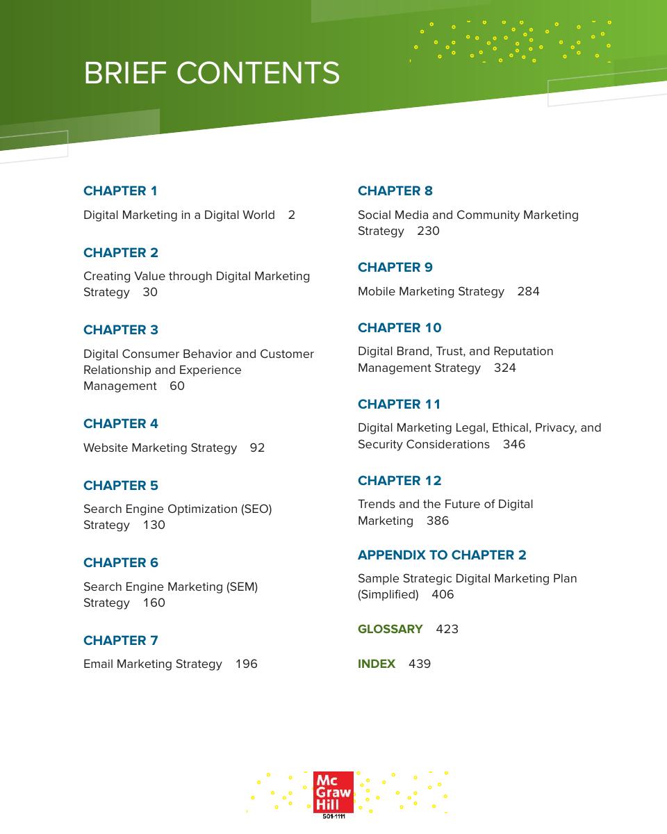 Preview page 6 of Digital Marketing 1st Edition By Raj Sachdevd eBook PDF