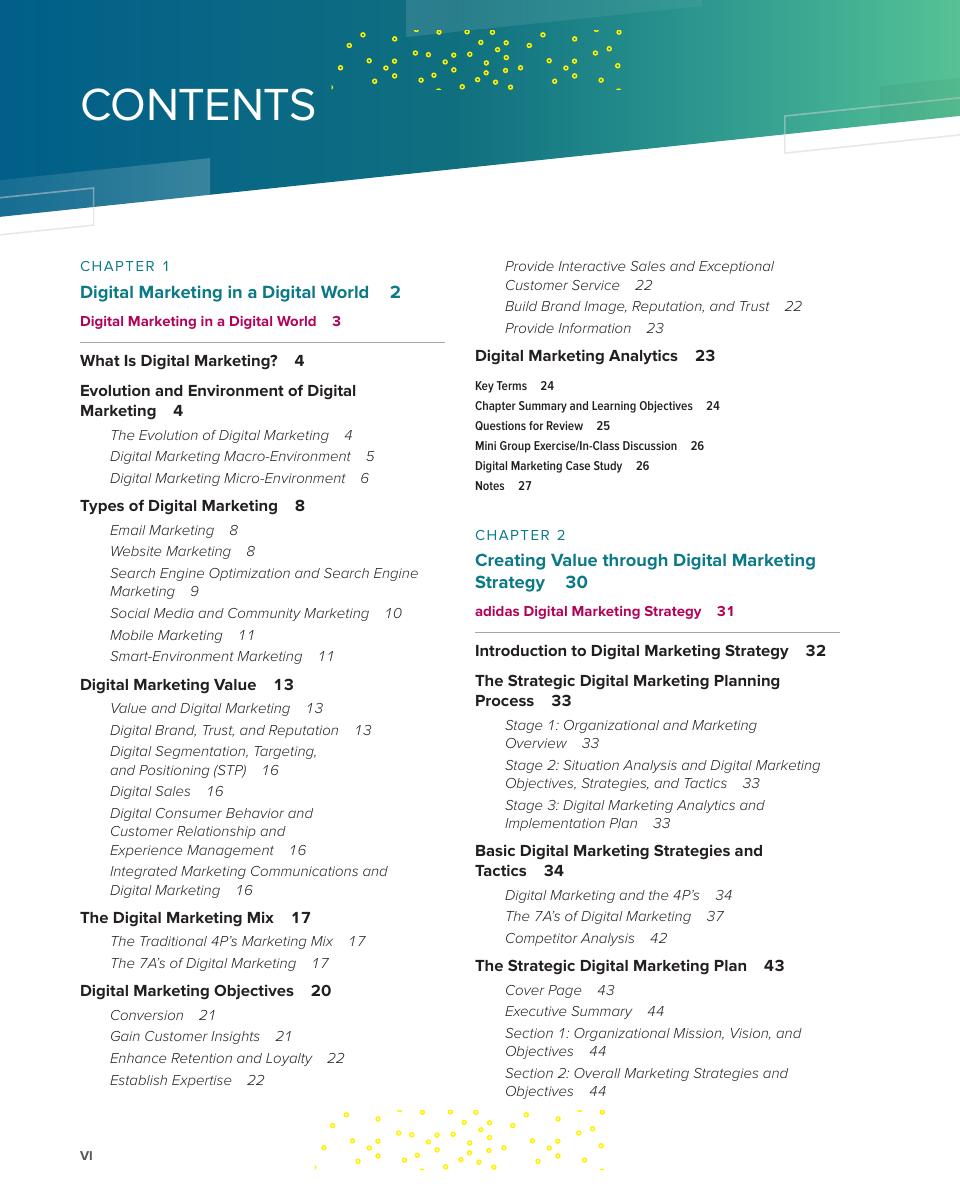 Preview page 7 of Digital Marketing 1st Edition By Raj Sachdevd eBook PDF