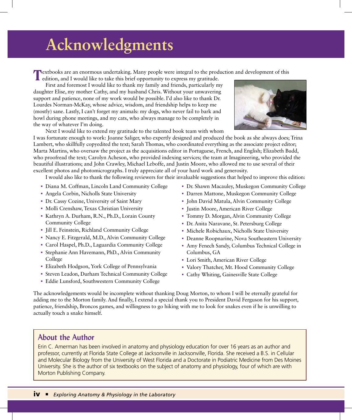 Preview page 5 of Exploring Anatomy and Physiology in the Laboratory 3rd Edition By Erin Amerman