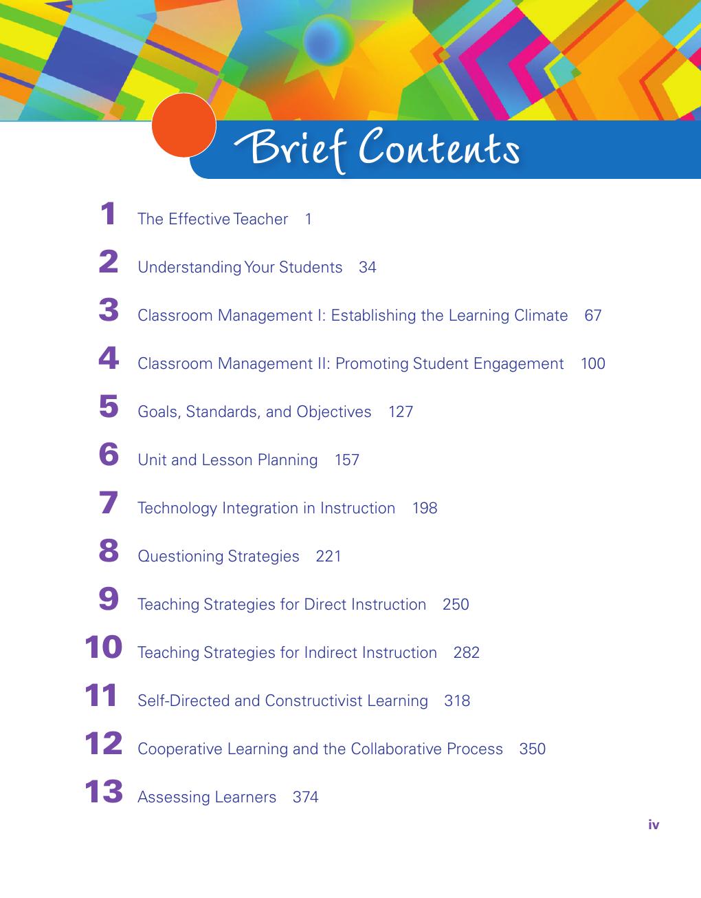 Preview page 5 of Effective Teaching Methods Research Based Practice 9th Edition By Gary D. Borich