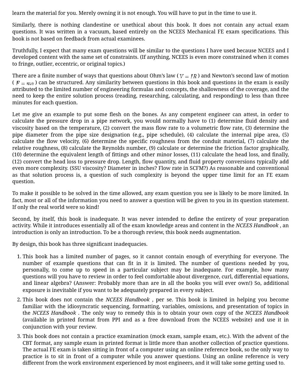 Preview page 7 of FE Mechanical Practice Problems 1st Edition By Michael Lindeburg eBook PDF