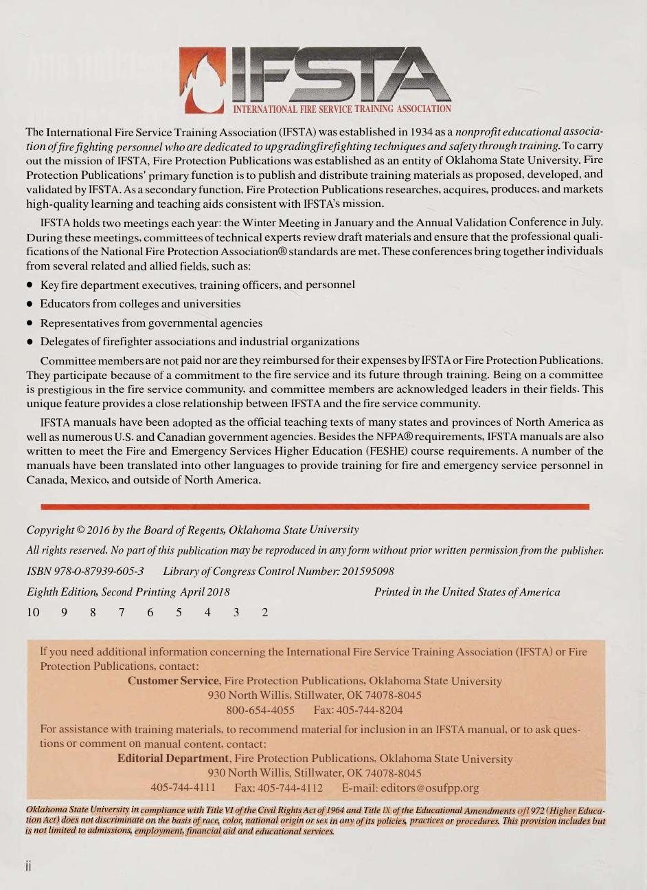 Preview page 4 of Fire Inspection and Code Enforcement 8th Edition By International Fire Training Association eBook PDF
