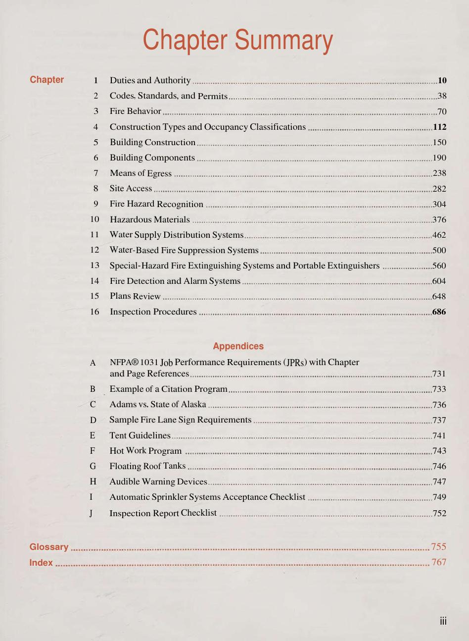 Preview page 5 of Fire Inspection and Code Enforcement 8th Edition By International Fire Training Association eBook PDF