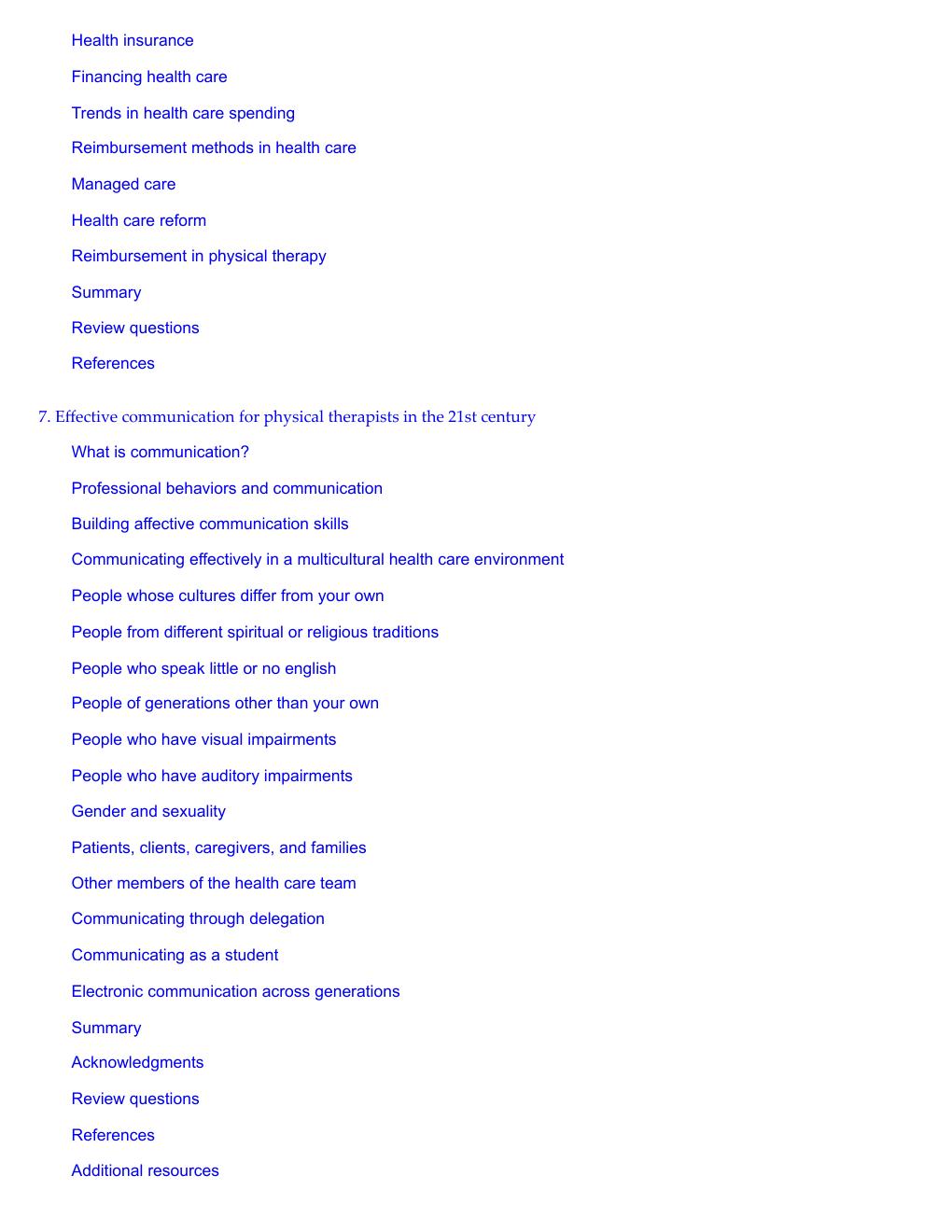 Preview page 5 of Introduction to Physical Therapy 6th Edition By Michael Pagliarulo eBook PDF