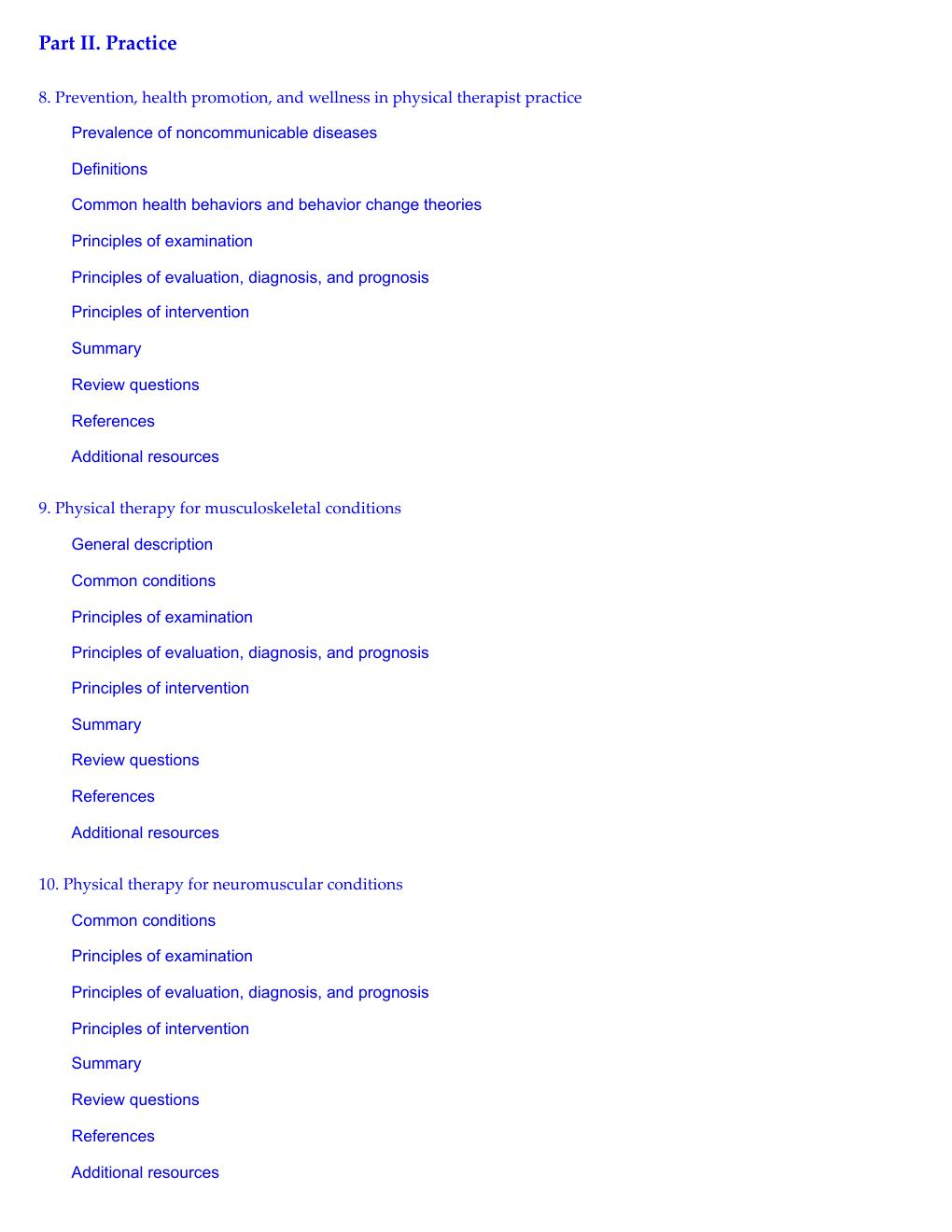 Preview page 6 of Introduction to Physical Therapy 6th Edition By Michael Pagliarulo eBook PDF