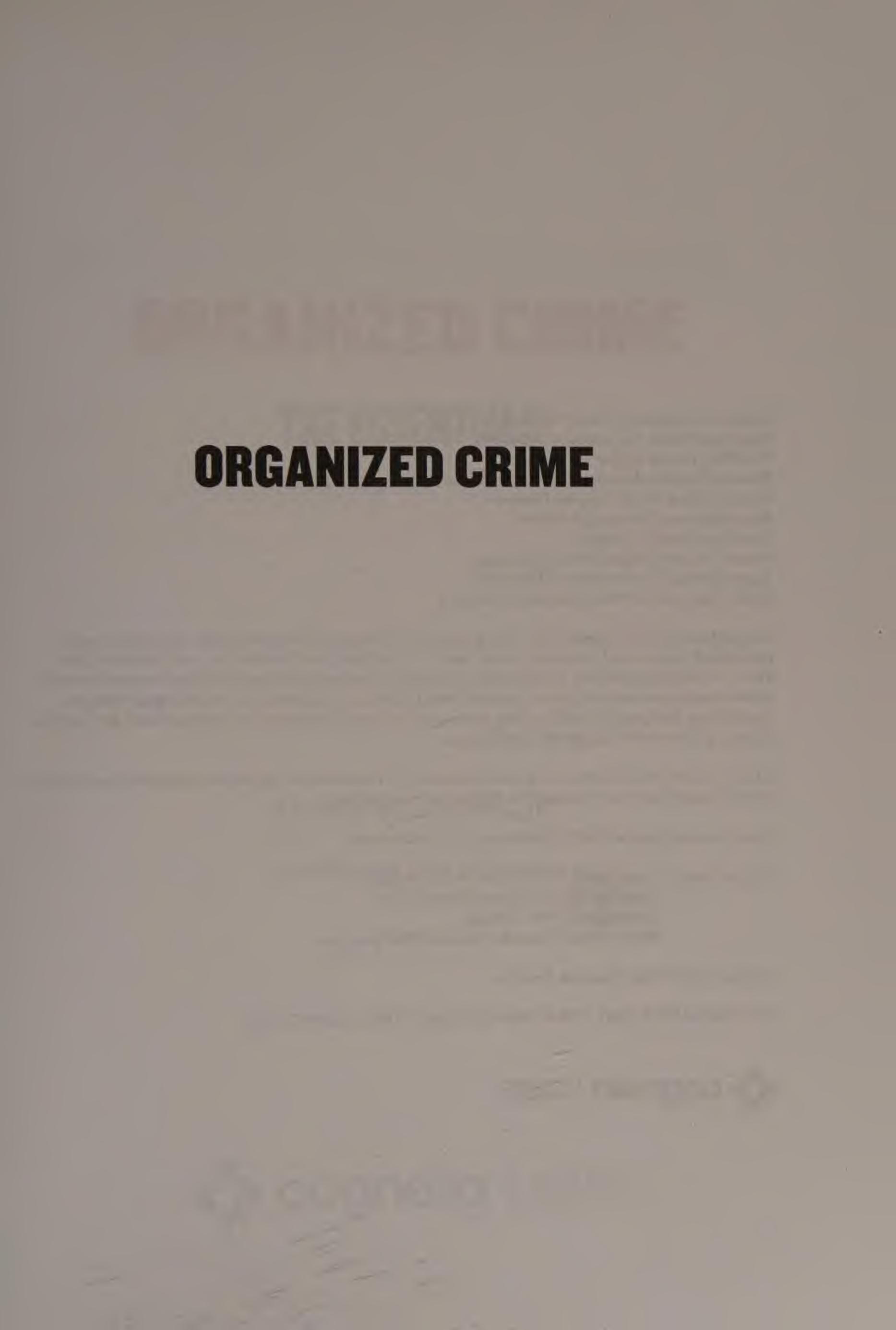 Preview page 2 of Organized Crime 1st Edition By Donald R. Liddick