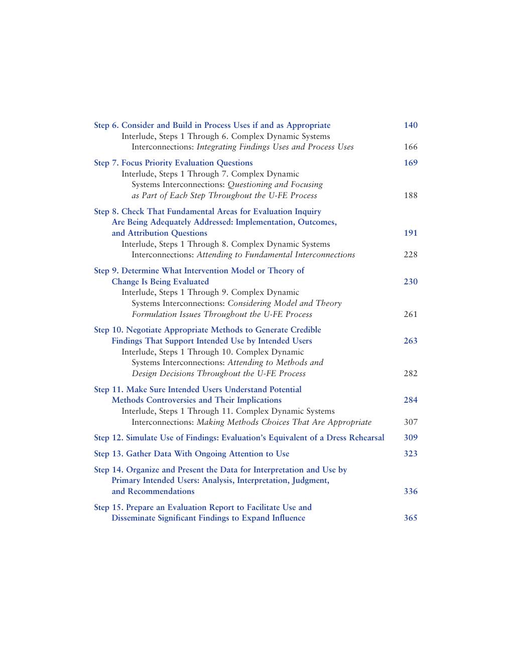 Preview page 7 of Essentials of Utilization Focused Evaluation 1st Edition By Michael Quinn Patton