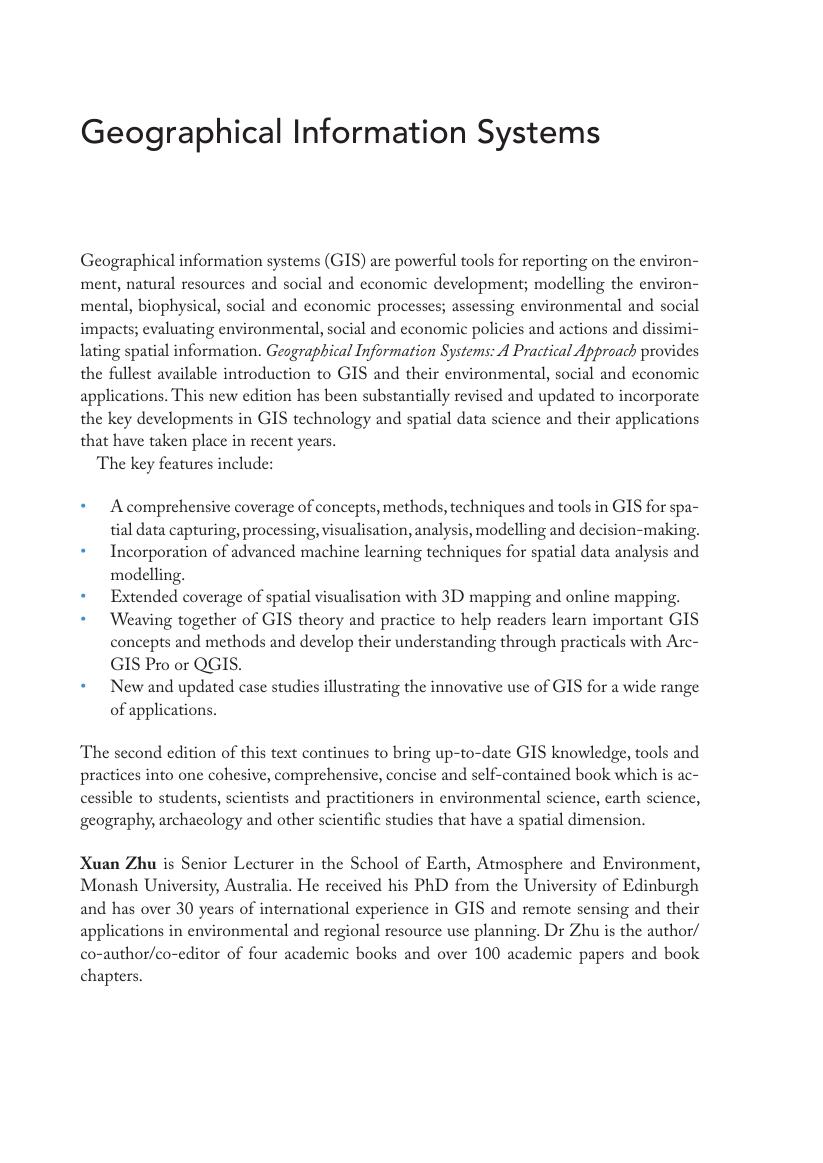 Preview page 2 of Geographical Information Systems A Practical Approach 2nd Edition By Xuan Zhu