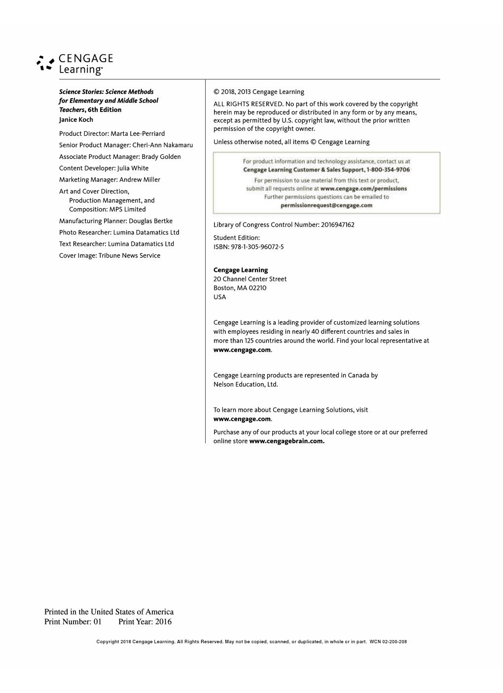 Preview page 4 of Science stories science methods for elementary and middle school teachers 6th Edition By Koch, Janice