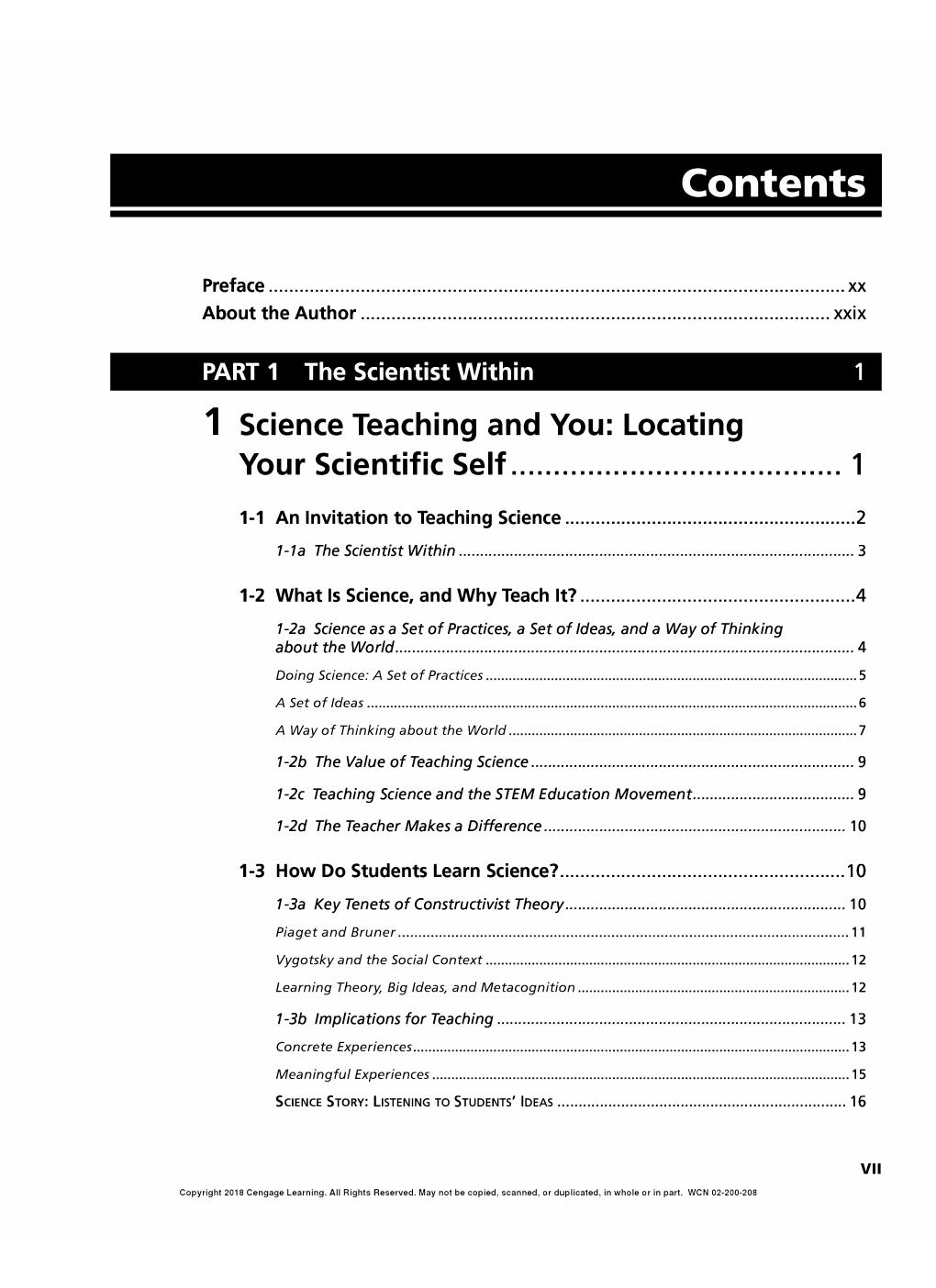 Preview page 9 of Science stories science methods for elementary and middle school teachers 6th Edition By Koch, Janice