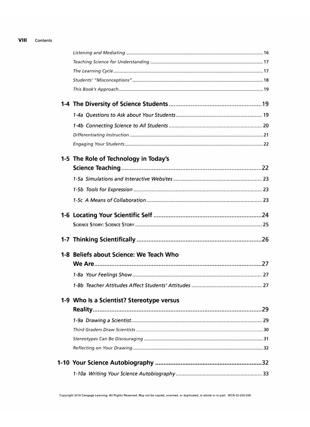 Preview page 10 of Science stories science methods for elementary and middle school teachers 6th Edition By Koch, Janice