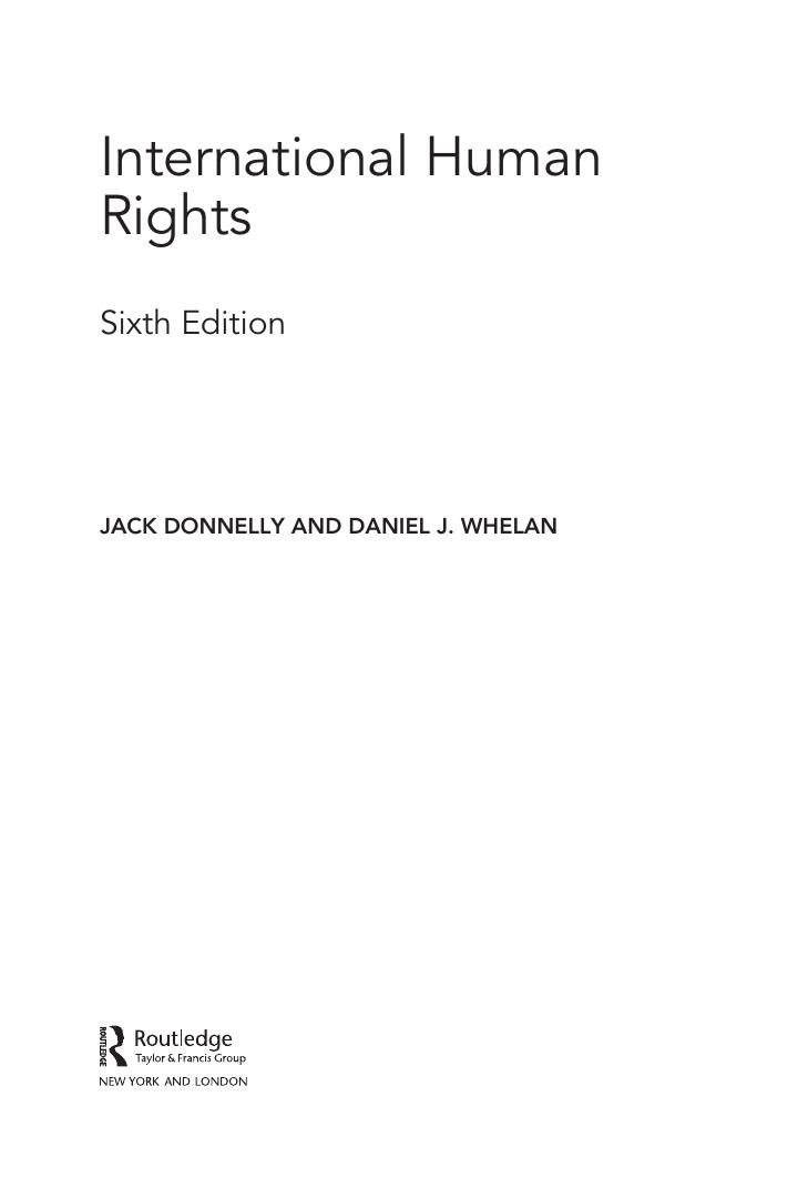 Preview page 6 of International Human Rights 6th Edition By Daniel Edquist-Whelan, Jack Donnelly