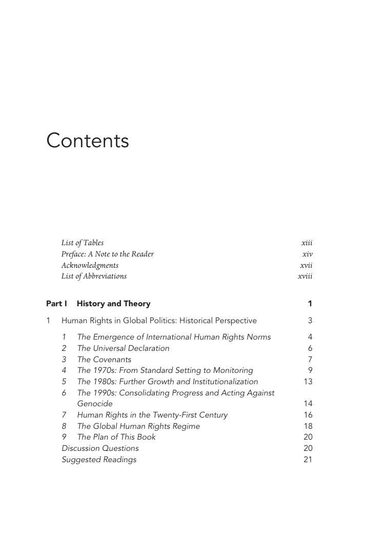 Preview page 8 of International Human Rights 6th Edition By Daniel Edquist-Whelan, Jack Donnelly