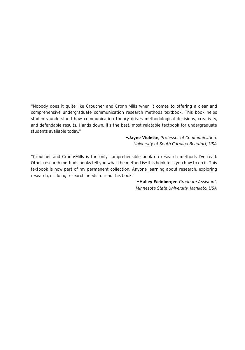 Preview page 3 of Understanding Communication Research Methods A Theoretical and Practical Approach 4th Edition By Stephen Croucher, Danie