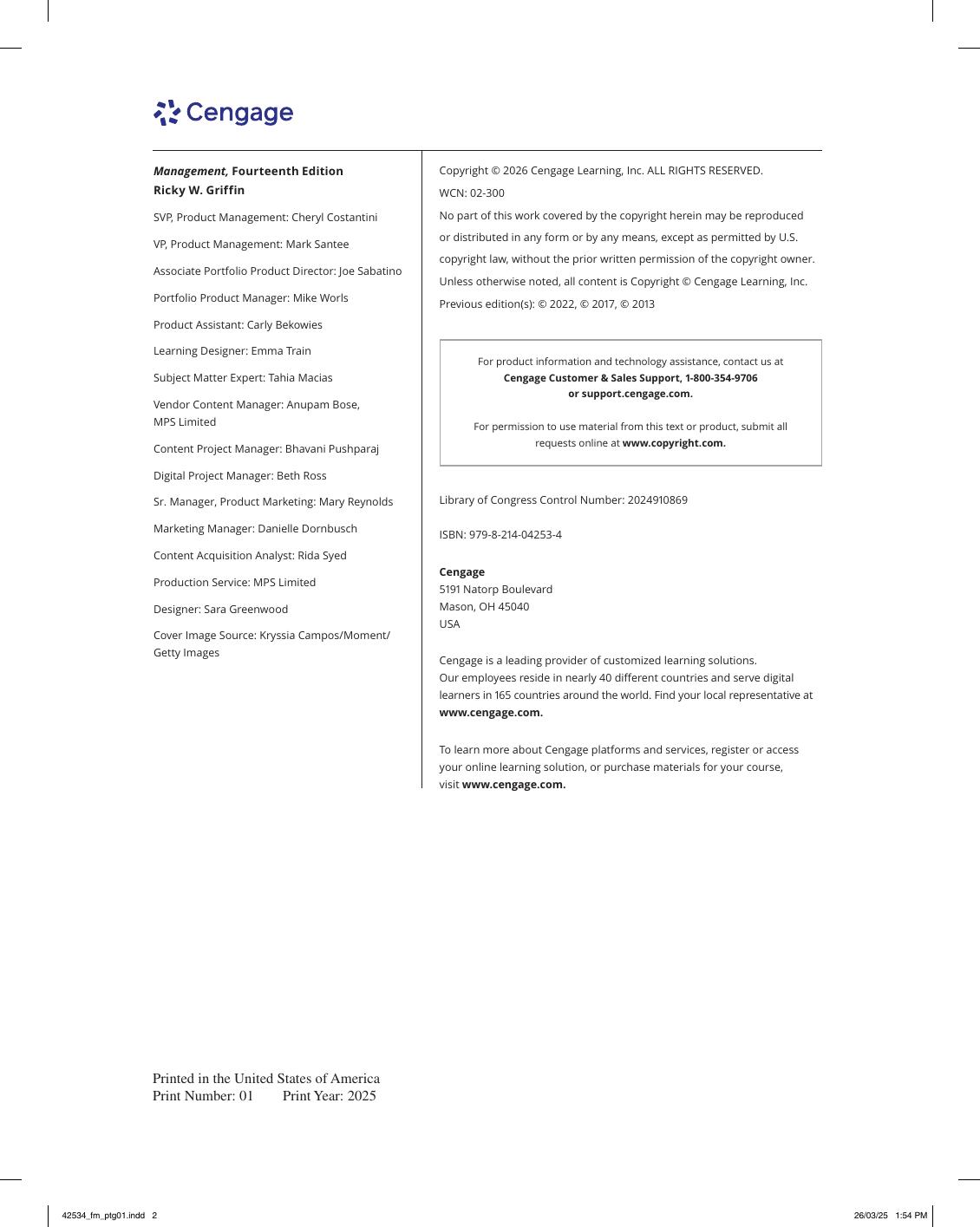 Preview page 3 of Management 14th Edition By Ricky Griffin