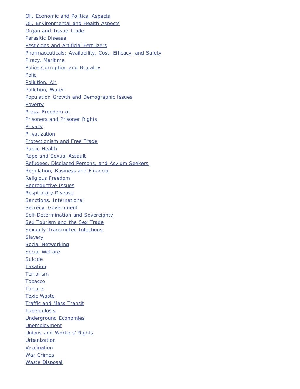 Preview page 6 of Global Social Issues An Encyclopedia By Christopher G. Bates, James Ciment eBook PDF
