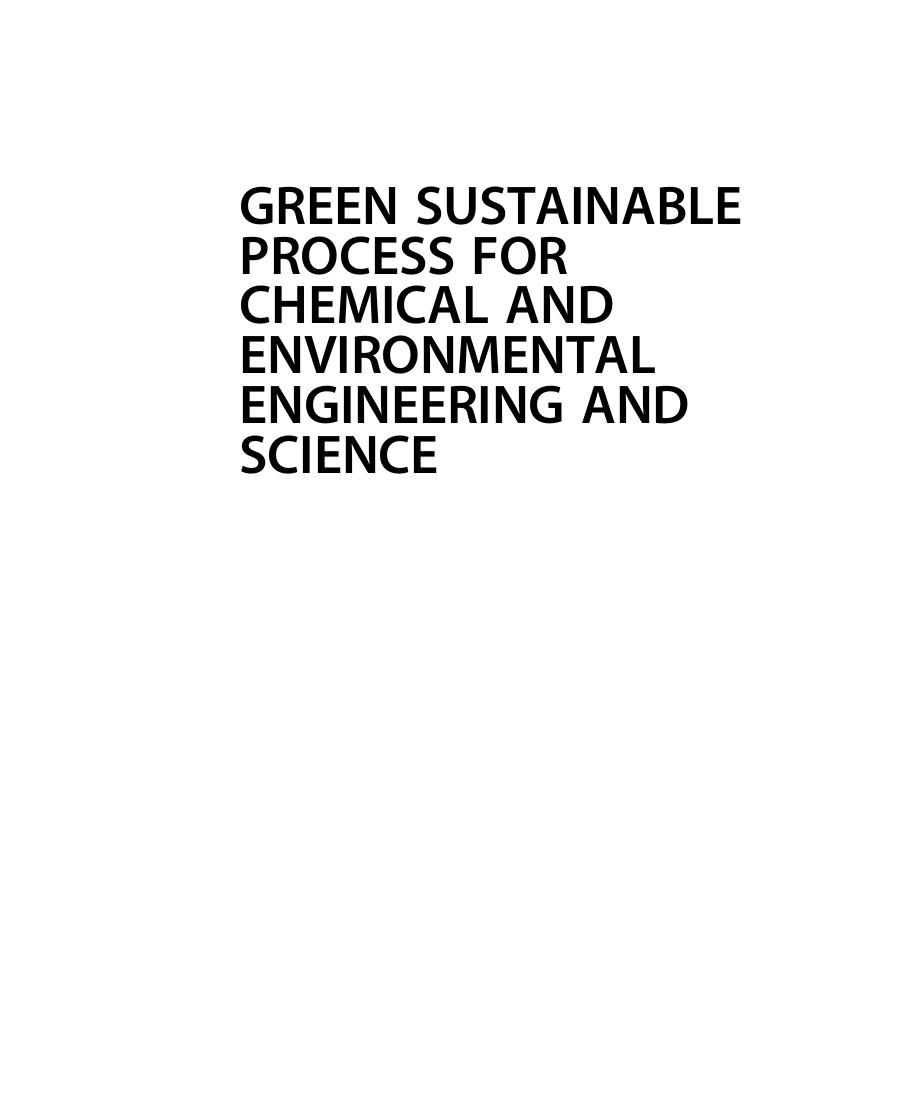 Preview page 2 of Green Sustainable Process for Chemical and Environmental Engineering and Science Switchable Solvents By Dr. Inamuddin, R