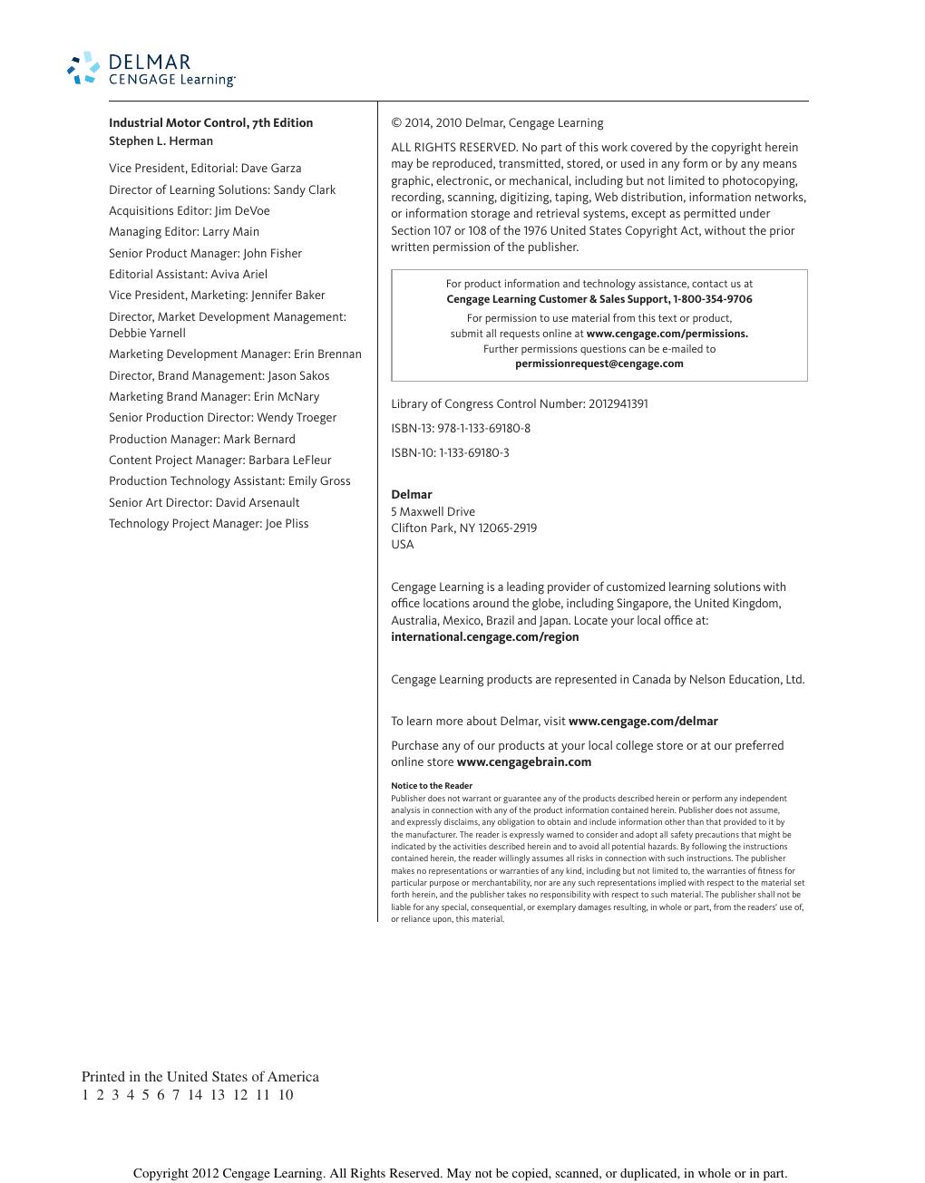 Preview page 6 of Industrial Motor Control 7th Edition By Stephen Herman eBook PDF
