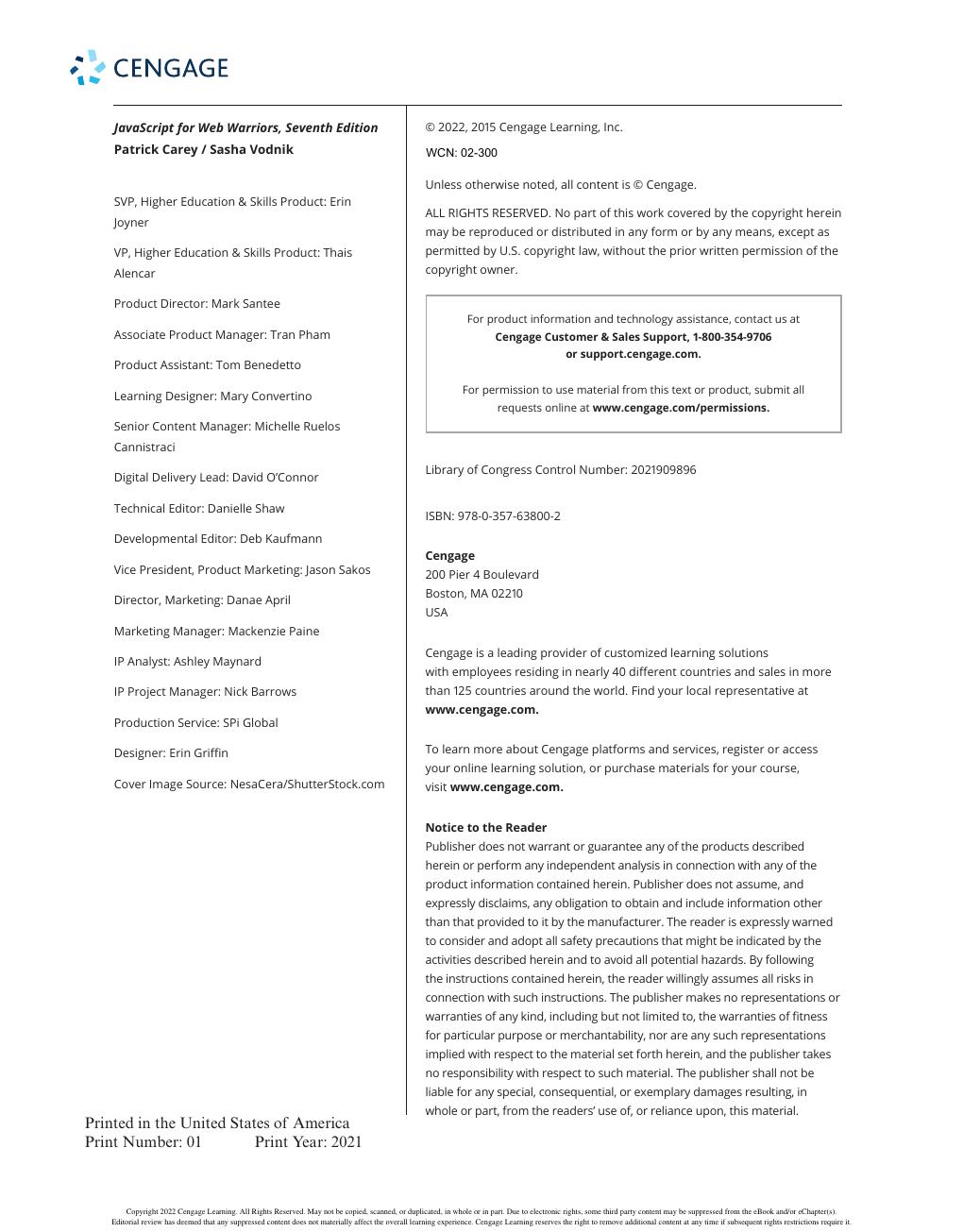 Preview page 4 of JavaScript for Web Warriors 7th Edition By Patrick Carey, Sasha Vodnik eBook PDF