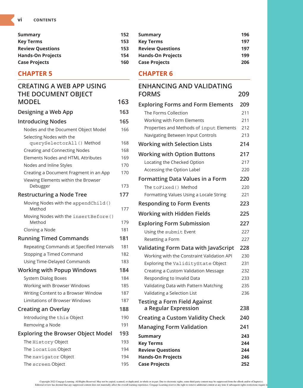 Preview page 8 of JavaScript for Web Warriors 7th Edition By Patrick Carey, Sasha Vodnik eBook PDF
