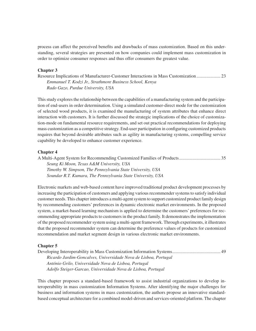 Preview page 10 of Mass Customization for Personalized Communication Environments Integrating Human Factors By Constantinos Mourlas, Panagi