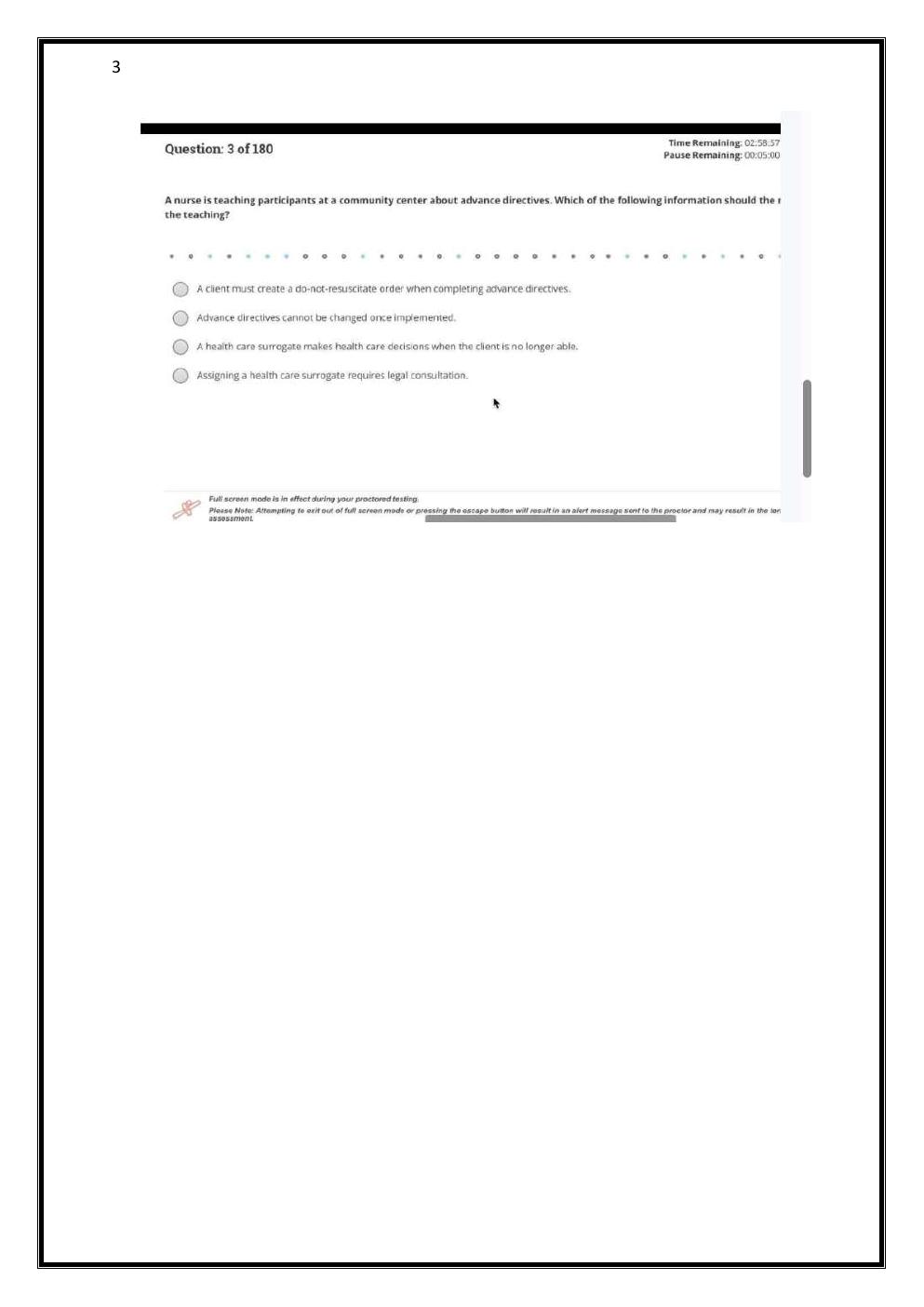 Preview page 3 of ATI PN COMPREHENSIVE PREDICTOR EXIT EXAM  WITH NGN