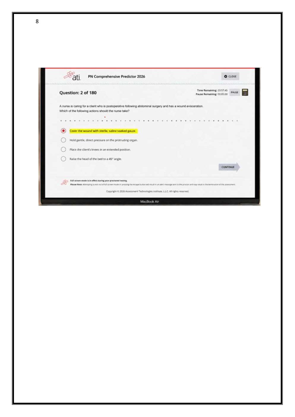 Preview page 8 of ATI PN COMPREHENSIVE PREDICTOR 2023 NGN SCREENSHOT  EXAM