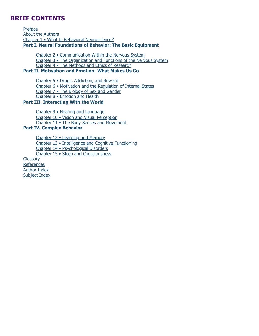 Preview page 5 of (EPUB) Brain & Behavior. Sixth Edition - Bob Garrett & Gerald Hough