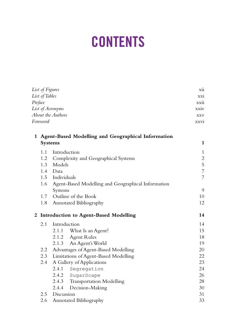Preview page 6 of Agent Based Modelling and Geographical Information Systems A Practical Primer By Andrew Crooks, Nick Malleson, Ed Manley