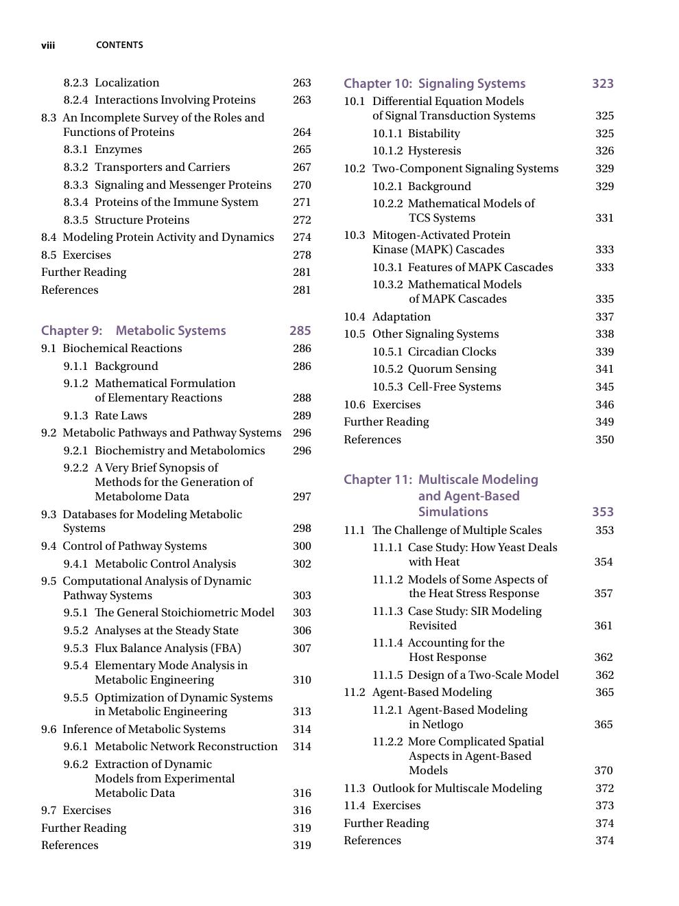 Preview page 9 of A First Course in Systems Biology 3rd BY Eberhard O. Voit, Melissa L. Kemp