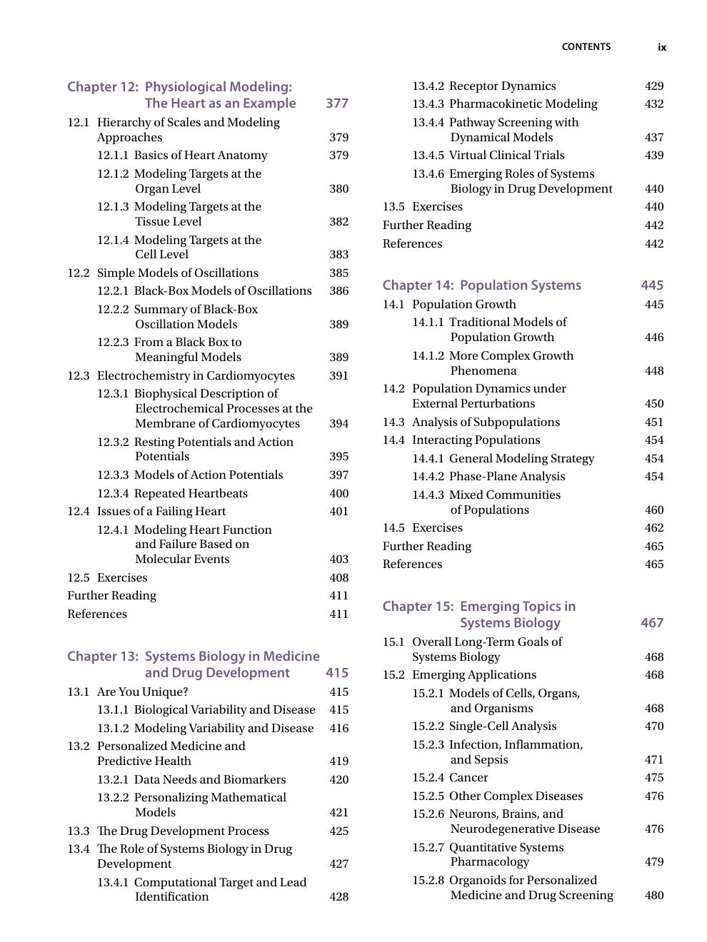 Preview page 10 of A First Course in Systems Biology 3rd BY Eberhard O. Voit, Melissa L. Kemp