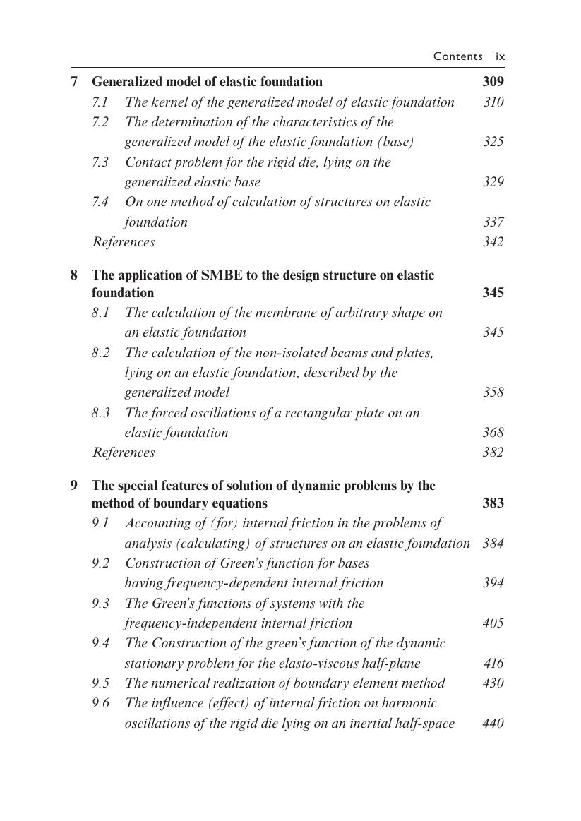 Preview page 10 of Analysis of Structures on Elastic Foundation: Incorporating the Spectral Method of Boundary Elements By Levon Gregory Pe