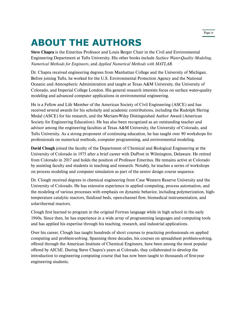 Preview page 5 of Applied Numerical Methods with Python for Engineers and Scientists 1st Edition By Steven C. Chapra, David Clough
