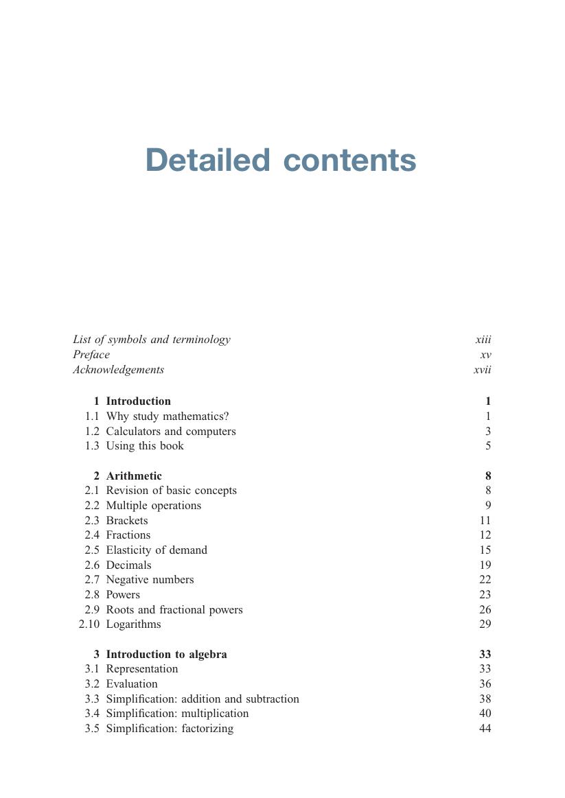 Preview page 8 of Basic Mathematics for Economists 4th Edition By Piotr Lis, Mike Rosser