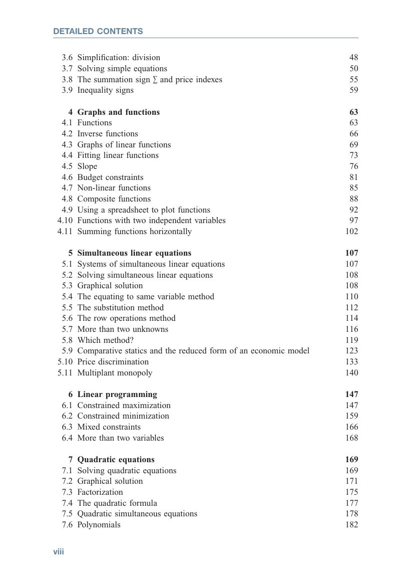 Preview page 9 of Basic Mathematics for Economists 4th Edition By Piotr Lis, Mike Rosser