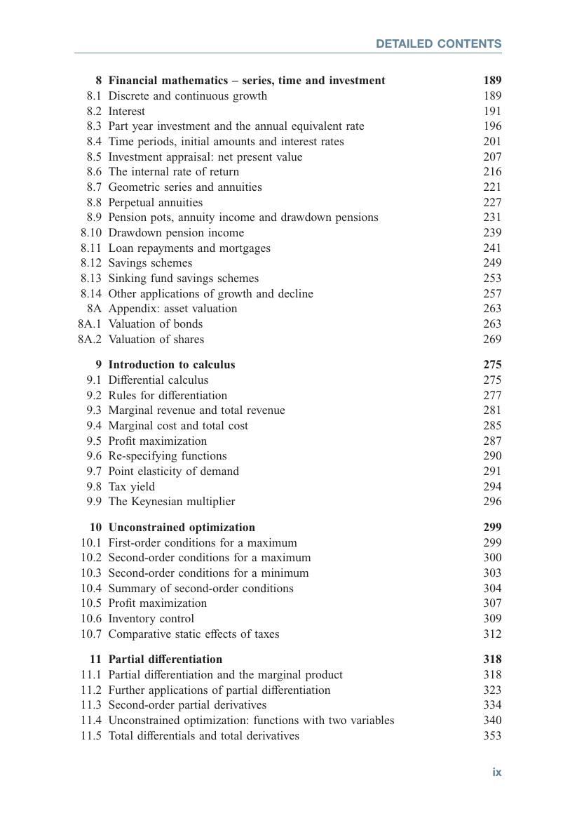 Preview page 10 of Basic Mathematics for Economists 4th Edition By Piotr Lis, Mike Rosser