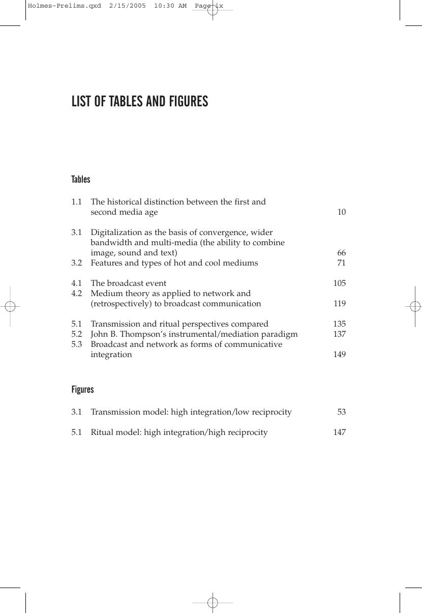 Preview page 10 of Communication Theory Media Technology and Society By David Holmes