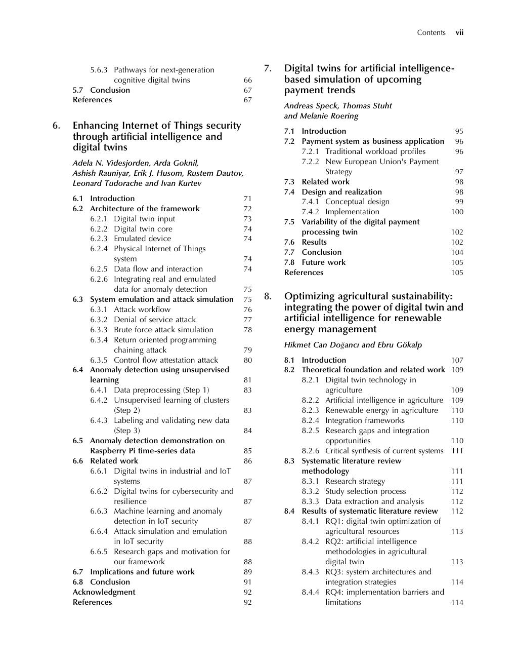 Preview page 8 of Digital Twins Core Principles and AI Integration By Bedir Tekinerdogan, Cor Verdouw