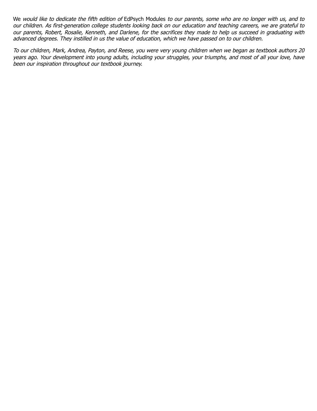 Preview page 2 of EdPsych Modules 5th Edition By Cheryl Cisero Durwin, Marla Reese-Weber