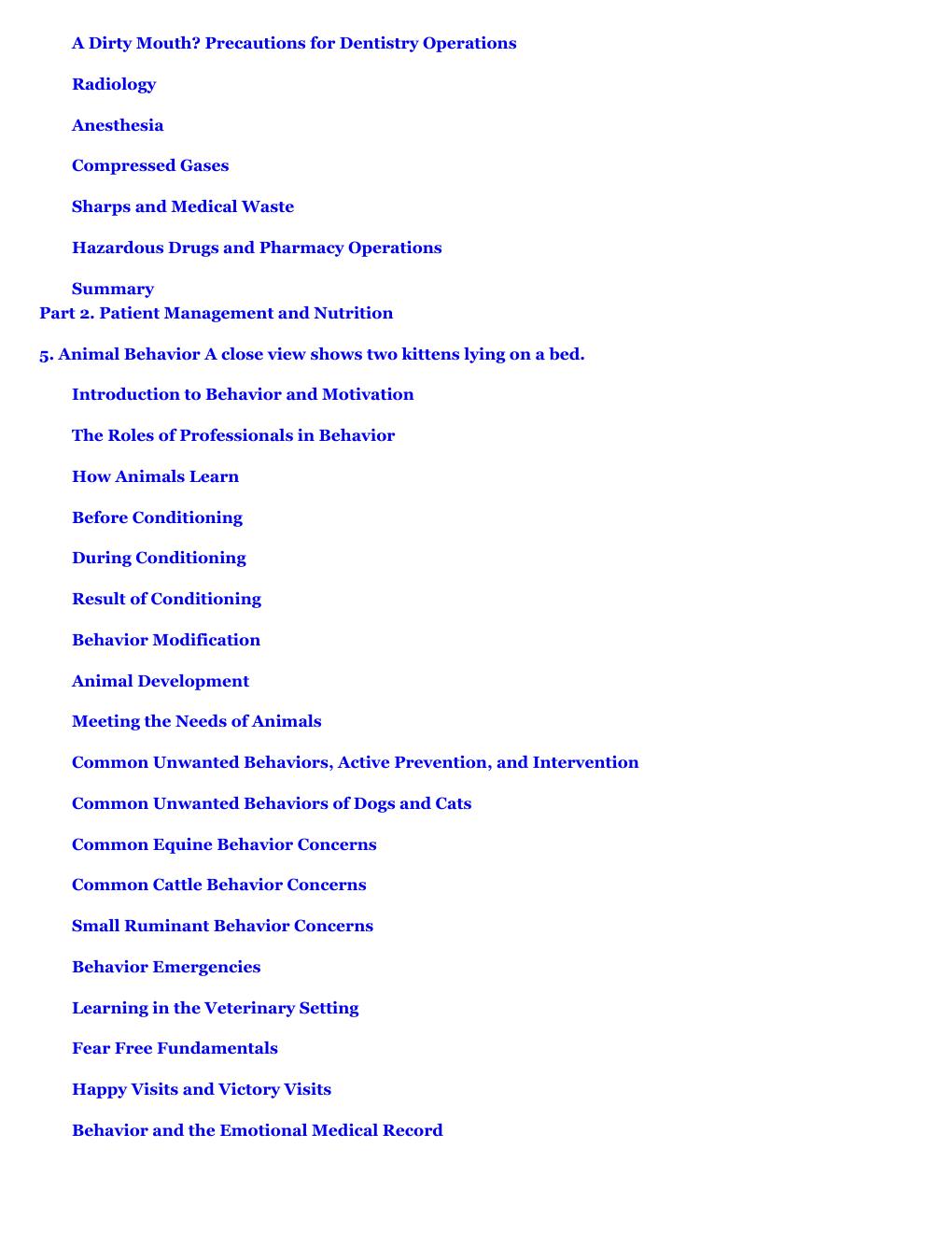 Preview page 8 of McCurnin's Clinical Textbook for Veterinary Technicians and Nurses 11th Edition By Oreta Samples, Paige Allen