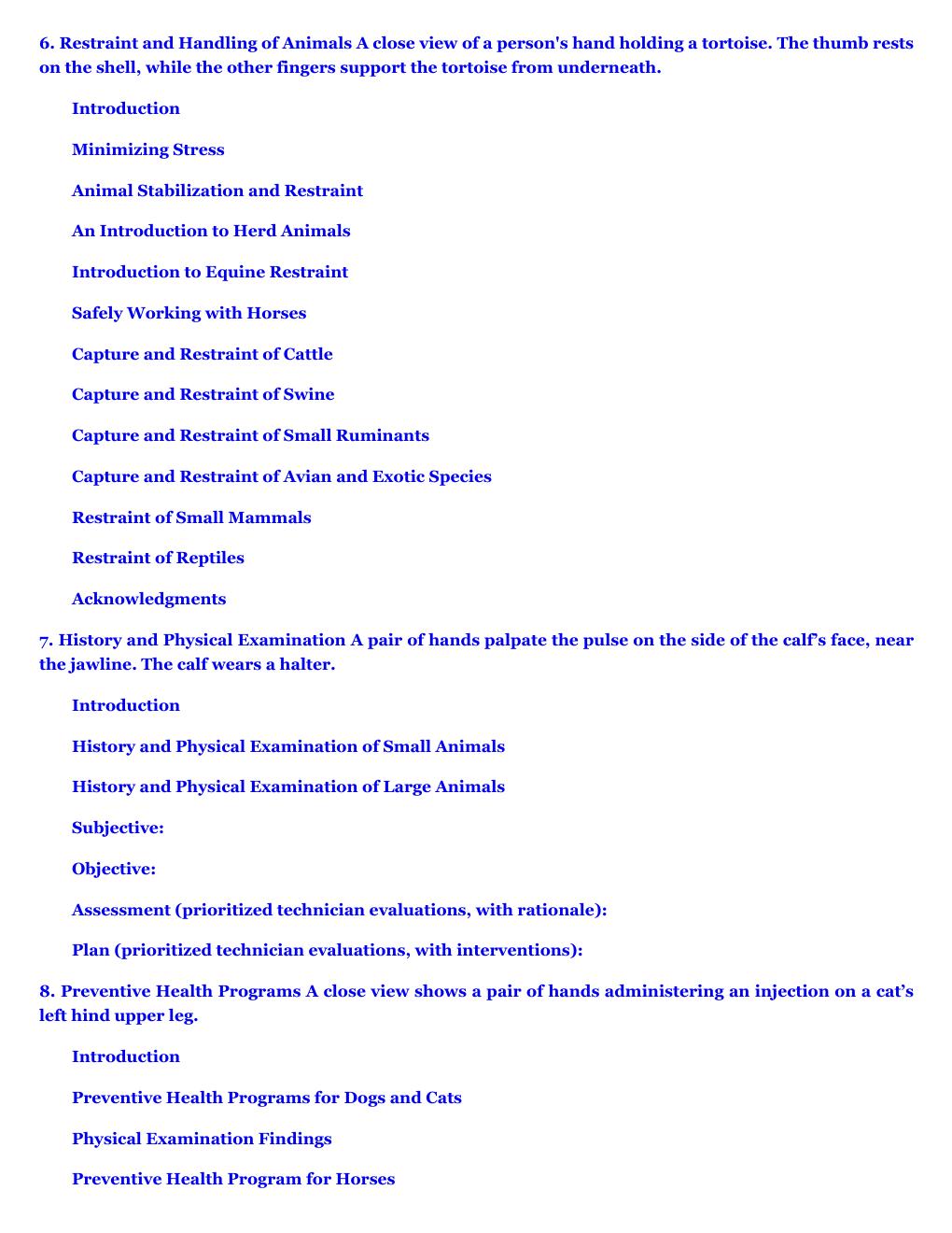 Preview page 9 of McCurnin's Clinical Textbook for Veterinary Technicians and Nurses 11th Edition By Oreta Samples, Paige Allen