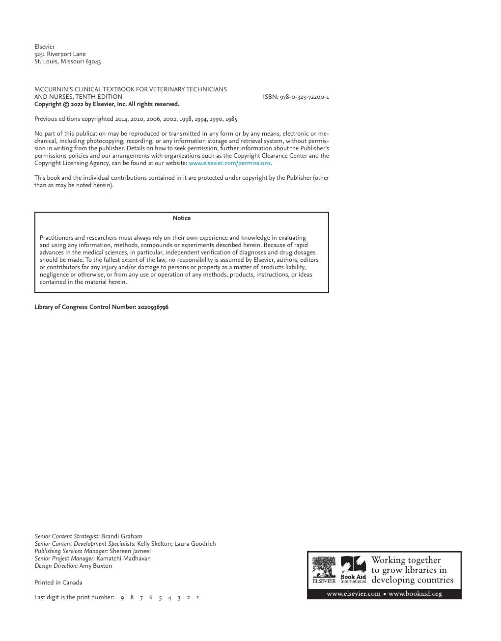 Preview page 6 of McCurnin's Clinical Textbook for Veterinary Technicians and Nurses 10th Edition By Joanna Bassert