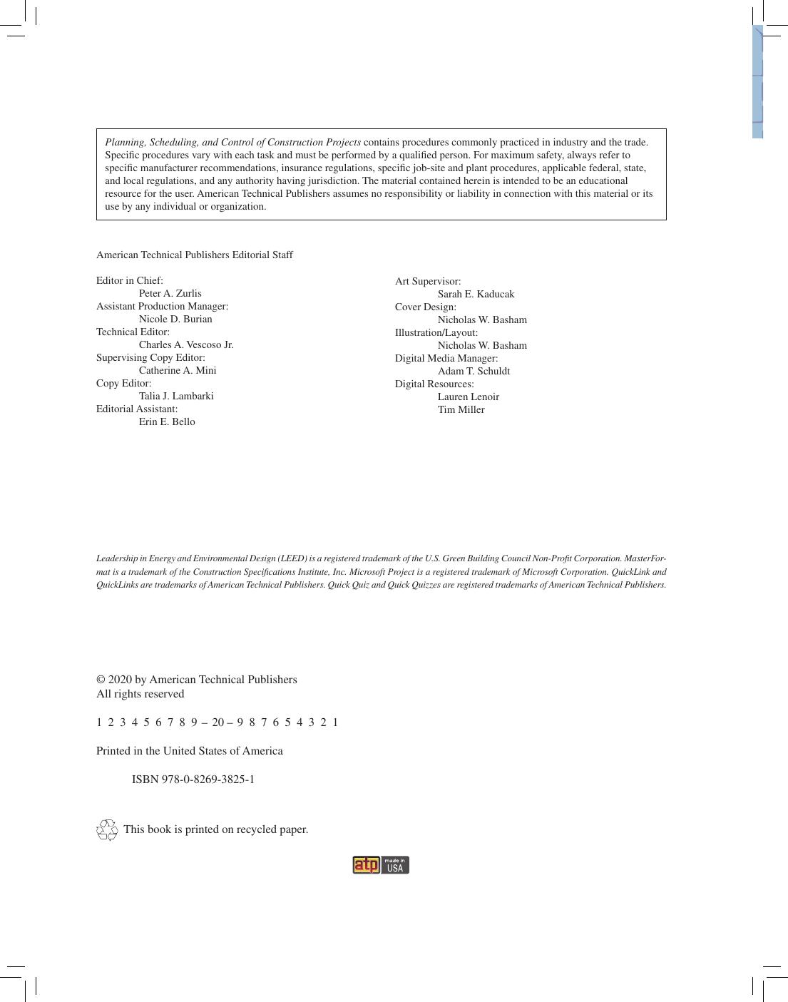 Preview page 3 of Planning, Scheduling, and Control of Construction Projects 1st Edition By Tom Stephenson